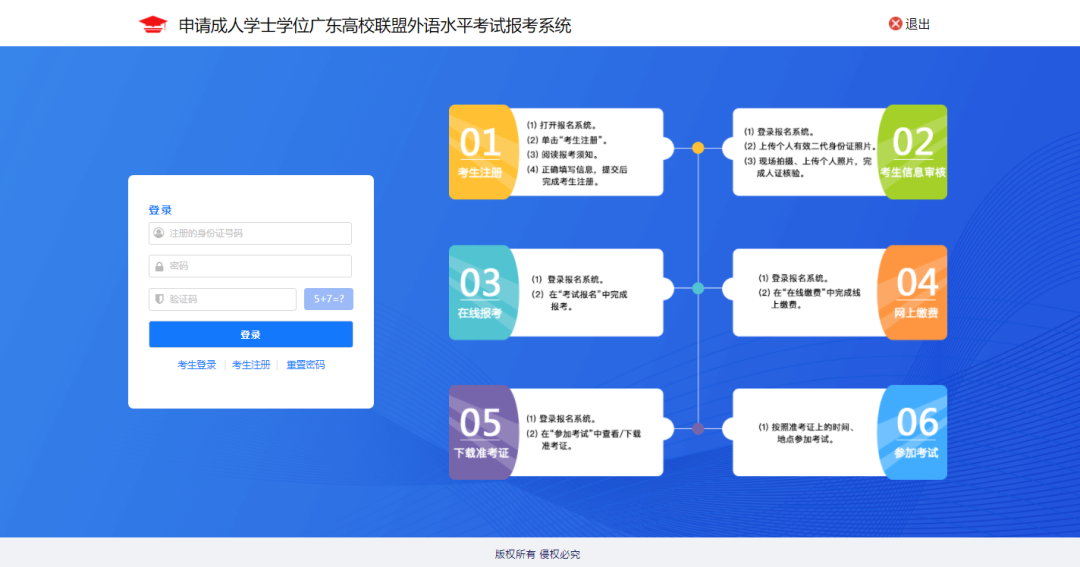 2023年广东高校联盟学位英语考试报考流程