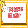 广东学位证和毕业证的区别？