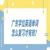广东学位英语单词怎么复习才有效？