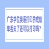 广东学位英语打印的成绩单丢失了还可以打印吗？