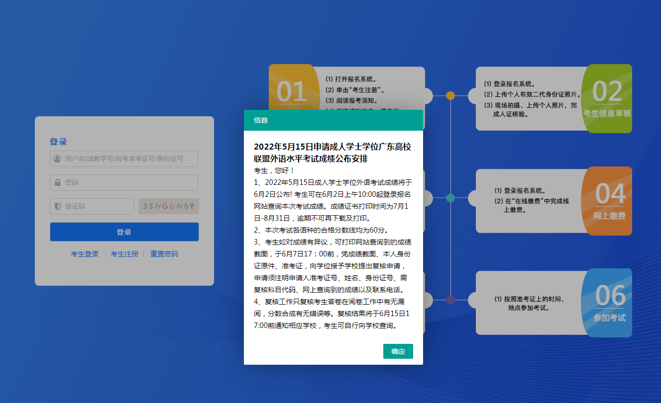 2022年5月15日广东学位英语成绩查询已出！